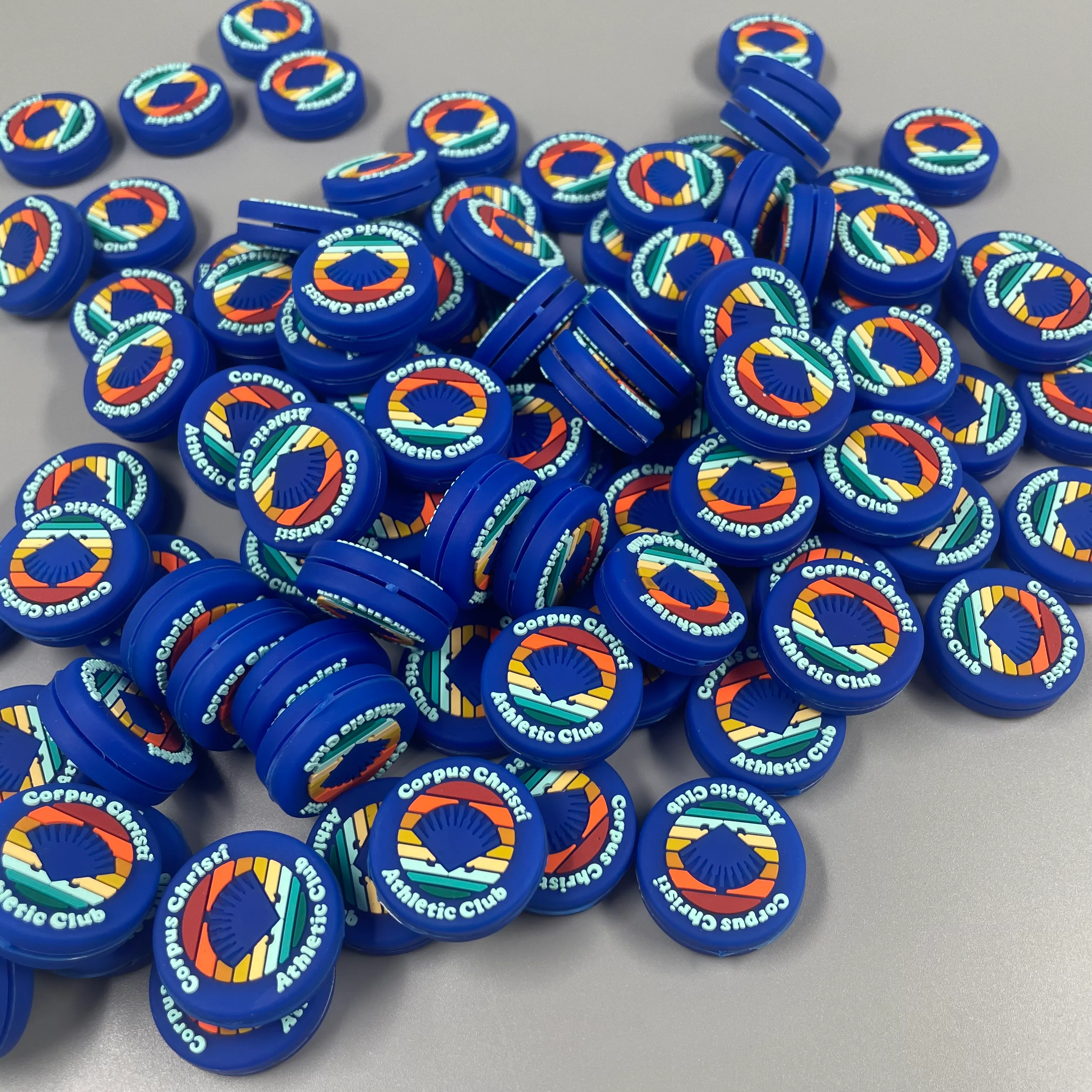 Corpus Christi custom dampeners in a production pile
